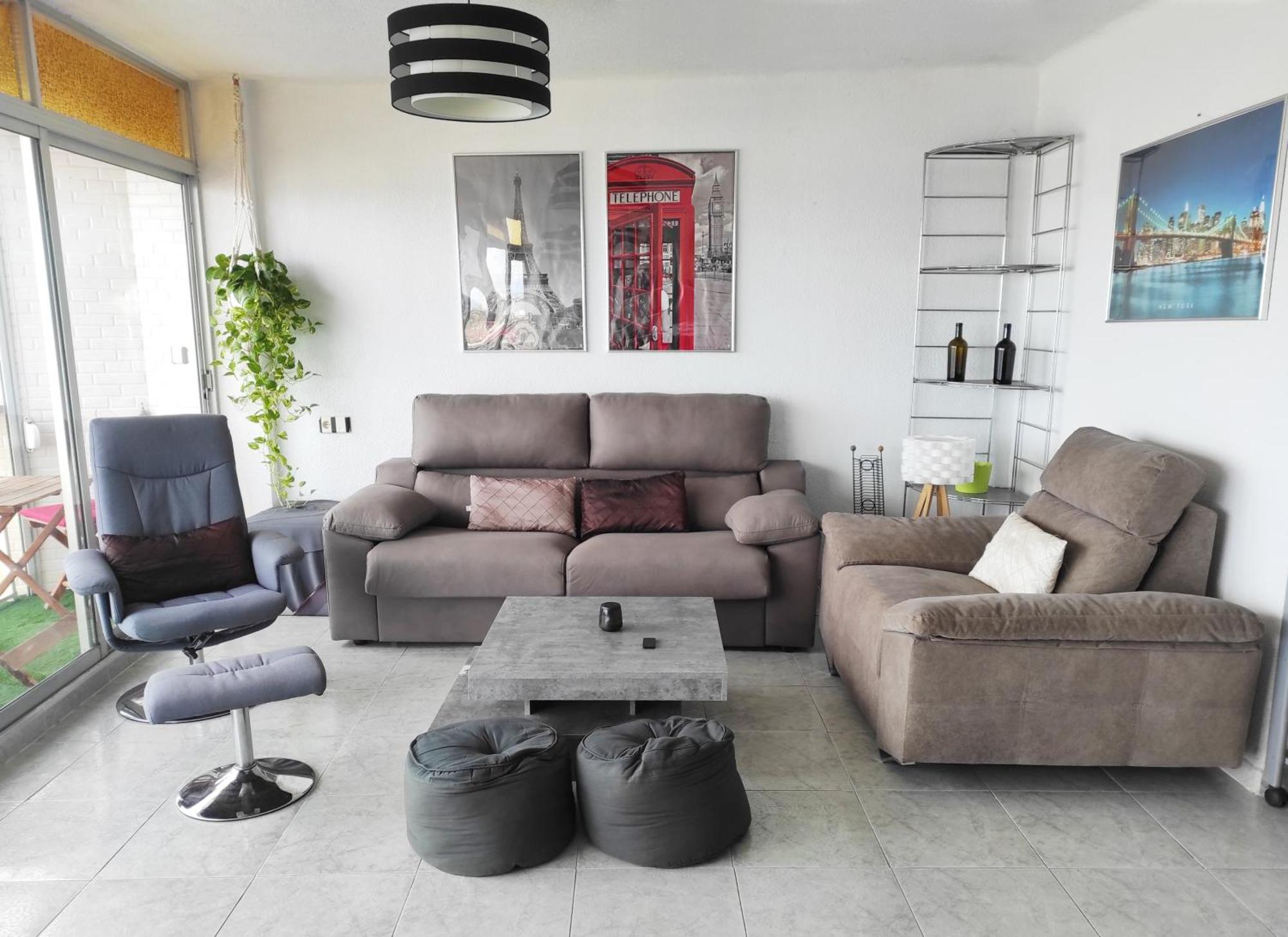 Terrace & Sea Views In Cullera Apartament