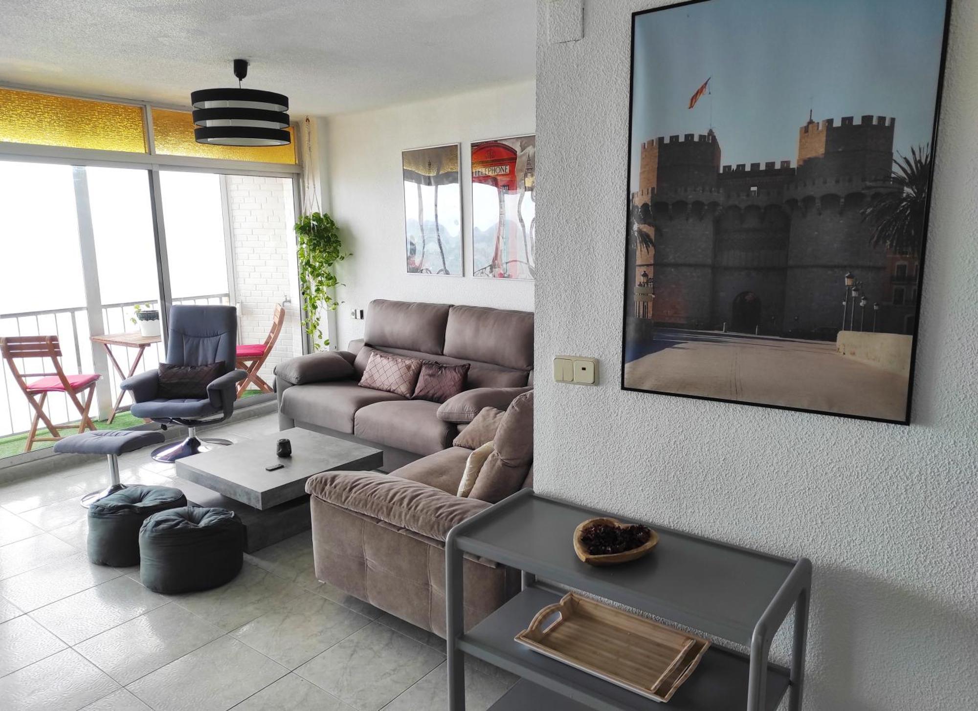 Apartment Terrace & Sea Views In Cullera *